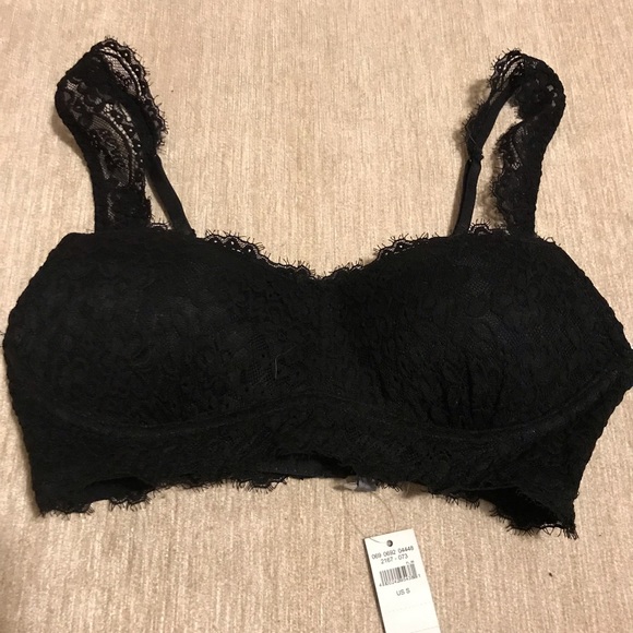 aerie Other - Black Aerie lace bralette size small NWT
